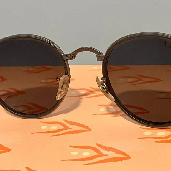 Ray-Ban round folding sunglasses - polarized, unisex - Picture 2 of 9